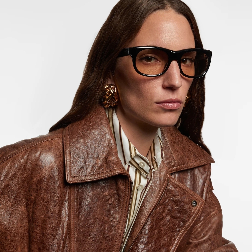 New Saint Laurent Romy D Frame Acetate  Sunglasses Retailes $520